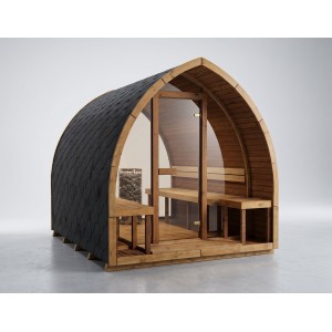 3m Leaf Sauna | Spacious Outdoor Garden Sauna