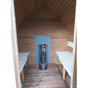 4m Leaf Sauna + Priešpirtis | Universali Lauko Pirtis