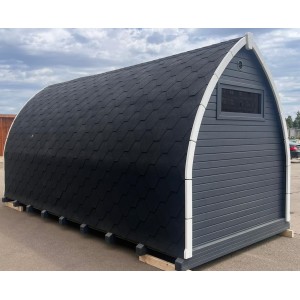 4m Leaf Sauna + Priešpirtis | Universali Lauko Pirtis