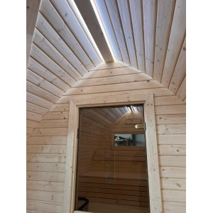 4m Leaf Sauna + Priešpirtis | Universali Lauko Pirtis