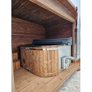 5,3 m LUX Cube 2in1 kubilas ir pirtis | Pilnas sveikatingumo komplektas