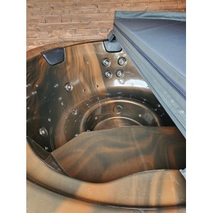 5.3 m LUX Cube 2in1 Hot Tub & Sauna | Full Wellness Set up