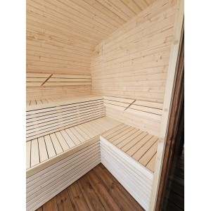 5,3 m LUX Cube 2in1 kubilas ir pirtis | Pilnas sveikatingumo komplektas