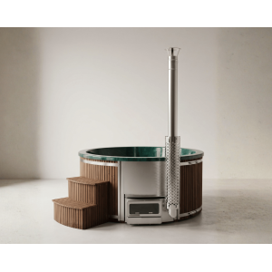 Acrylic hot tub with horizon heater / 200cm - 225cm
