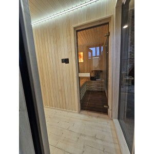 335 Frame Sauna | Insulated Outdoor Sauna with relax room