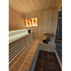 335 Frame Sauna | Insulated Outdoor Sauna with relax room