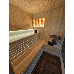 335 Frame Sauna | Insulated Outdoor Sauna with relax room