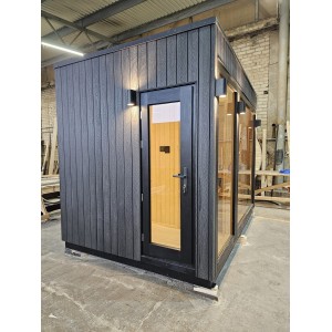 335 Frame Sauna | Insulated Outdoor Sauna with relax room