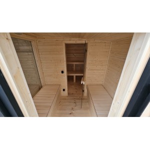 435 Frame Sauna insulated outdoor sauna with relax room