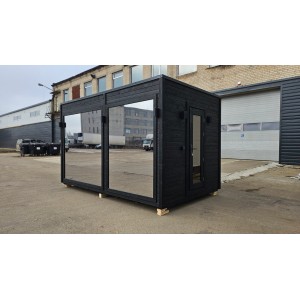 435 Frame Sauna insulated outdoor sauna with relax room