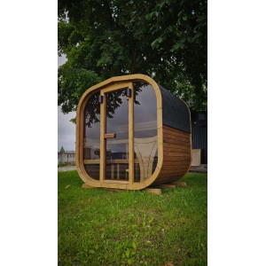 1,6m Cube Sauna | Compact Outdoor Garden Sauna