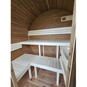 1,6m Barrel  Sauna | Compact Outdoor Garden Sauna
