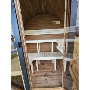 1,6m Barrel  Sauna | Compact Outdoor Garden Sauna