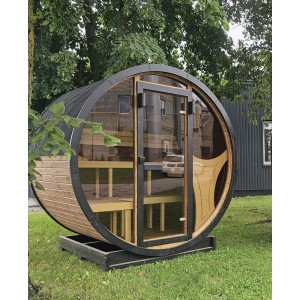 1,6m Barrel  Sauna | Compact Outdoor Garden Sauna