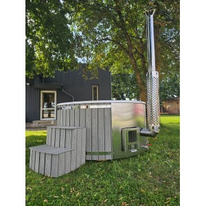 Acrylic Hot Tub with Integrated Heater / 200cm - 225cm