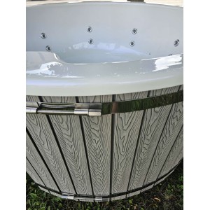 Acrylic Hot Tub with Integrated Heater / 200cm - 225cm