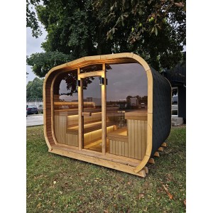3m Lux Cube sauna | Erdvi lauko pirtis