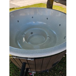 Fiberglass hot tub with external heater / 200cm - 225cm