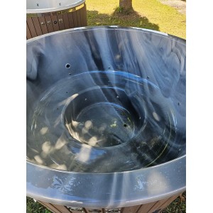 Acrylic hot tub with horizon heater / 200cm - 225cm