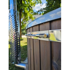 Akrilinis kubilas su horizon krosnele / 200cm - 225cm