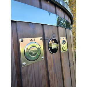 Acrylic hot tub with horizon heater / 200cm - 225cm