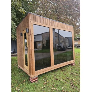 335 Frame Sauna | Insulated Outdoor Sauna with relax room