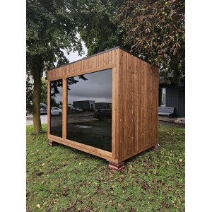 335 Frame Sauna | Insulated Outdoor Sauna with relax room