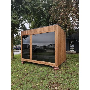 335 Frame Sauna | Insulated Outdoor Sauna with relax room