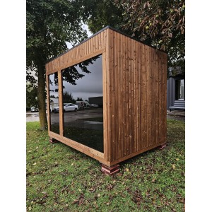 335 Frame Sauna | Insulated Outdoor Sauna with relax room