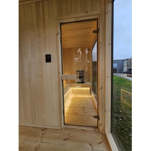 335 Frame Sauna | Insulated Outdoor Sauna with relax room