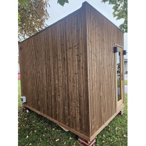 335 Frame Sauna | Insulated Outdoor Sauna with relax room