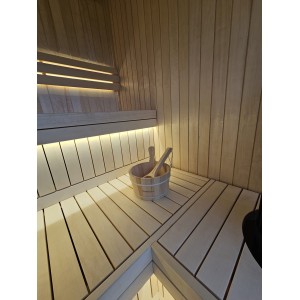 335 Frame Sauna | Insulated Outdoor Sauna with relax room