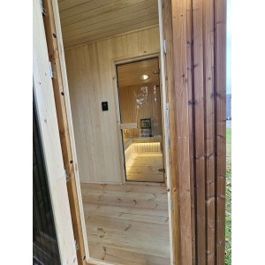 335 Frame Sauna | Insulated Outdoor Sauna with relax room
