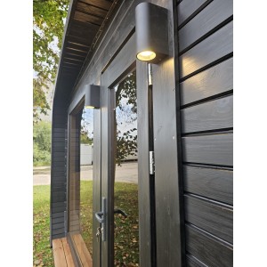 4m Lux Cube Sauna + Priešpirtis | Prabangi Lauko Pirtis