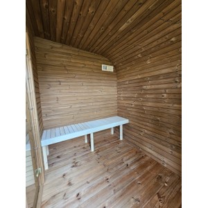 4m Lux Cube Sauna + Priešpirtis | Prabangi Lauko Pirtis