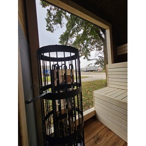 4m Lux Cube Sauna + Priešpirtis | Prabangi Lauko Pirtis