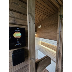 4m Lux Cube Sauna + Priešpirtis | Prabangi Lauko Pirtis