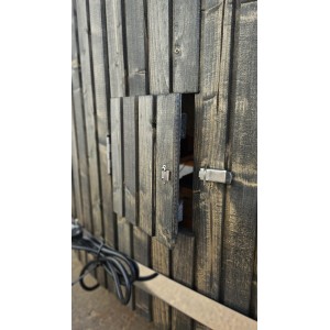 Acrylic square hot tub with integrated heater / 202cm Quadro