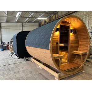 3m Barrel Sauna | Spacious Outdoor Garden Sauna