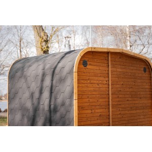 3.4m Lux Cube Sauna + Relax Room | Luxurious Garden Sauna