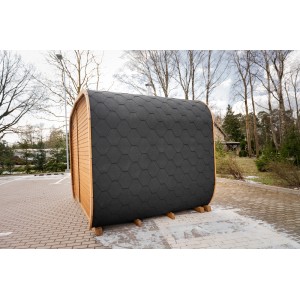 3.4m Lux Cube Sauna + Relax Room | Luxurious Garden Sauna