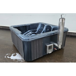 Akrilinis jacuzzi kubilas su integruota krosnele / 245cm Quadro