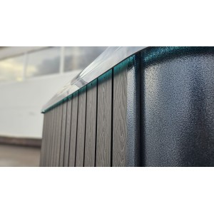 Akrilinis jacuzzi kubilas su integruota krosnele / 245cm Quadro