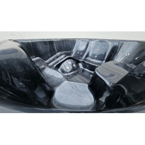 Acrylic jacuzzi hot tub with integrated heater / 245cm Quadro
