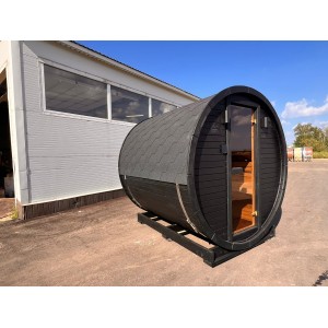 2m Barrel Sauna | Compact Outdoor Garden Sauna