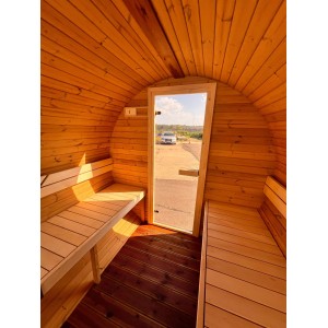 2m BARREL sauna