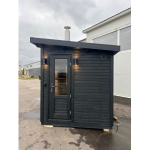 2m Box Sauna | Compact Outdoor Garden Sauna