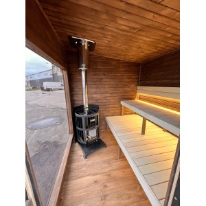 2m Box Sauna | Compact Outdoor Garden Sauna