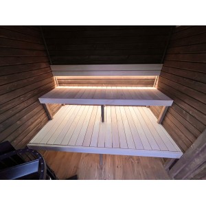 2m Box Sauna | Compact Outdoor Garden Sauna