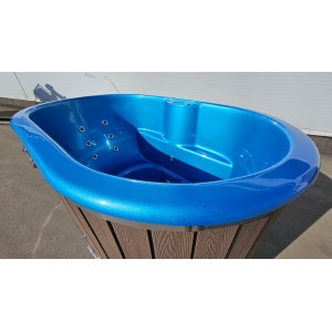 Fiberglass ofuro hot tub with external heater / 2 person hot tub